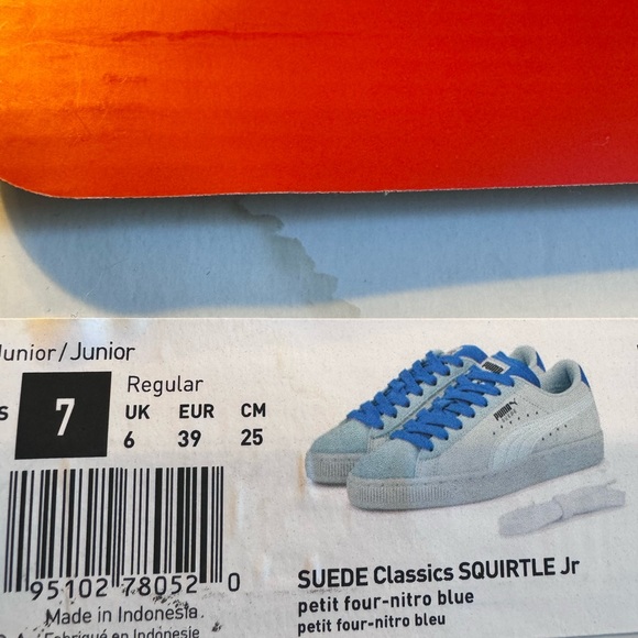 Pokemon Suede squirtle tennis shoes. Teen boys size 7. Women size 8.5. New! - Picture 3 of 5